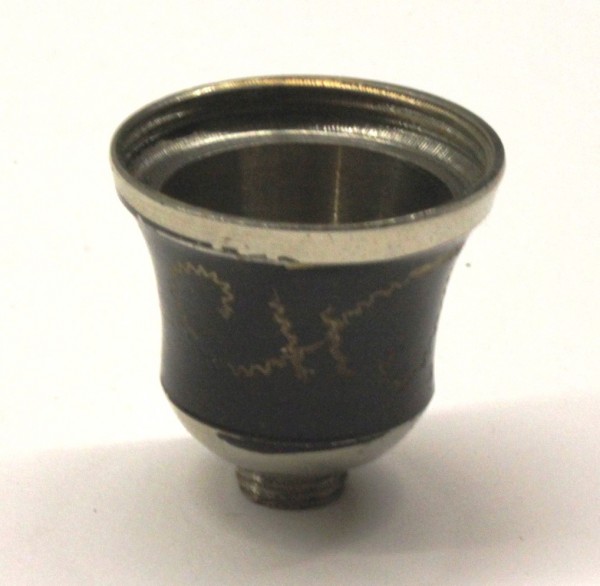 Metall Pfeifenkopf Schwarze Witwe Groß