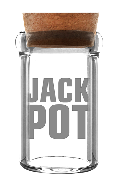 Glasbehälter Weedjar JACKPOT
