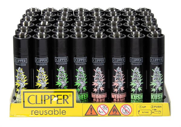 Clipper Feuerzeug Plantz #6 Black Cap verschiedene Sorten