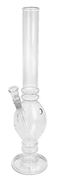 Glasbong Big Belly Klar 46 cm Höhe mit KL