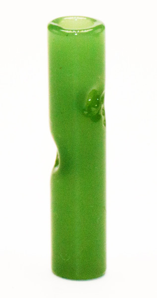 Glas Filtertip 8mm Eindrehfilter Jade Handmade