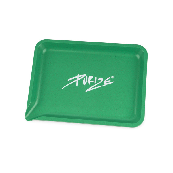 Purize Dreh-Tablett Hanfplastik Grün mit Schnabel