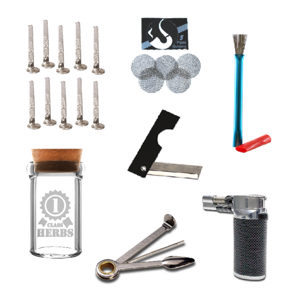 Pfeifen Raucher Set Deluxe