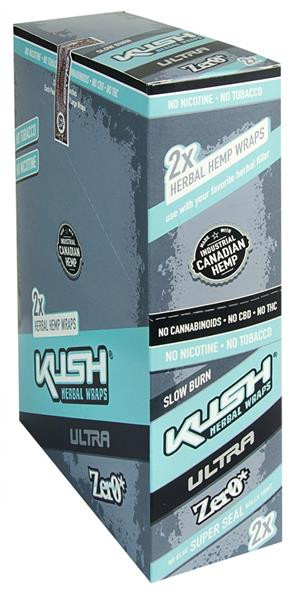 Kush Ultra Herbal Wraps SILVER-Zero 2er Packung