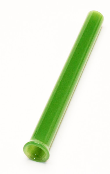 Glas Ziehröhrchen 8mm Jade Handmade