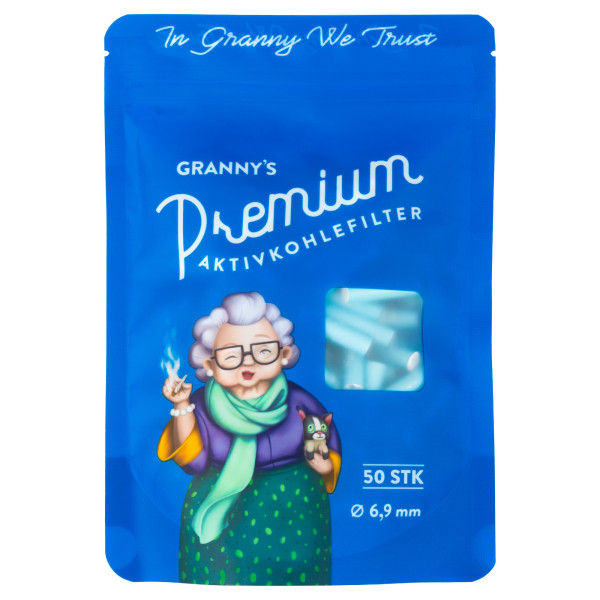 Grannys Aktivkohlefilter 7mm im 50er Pack