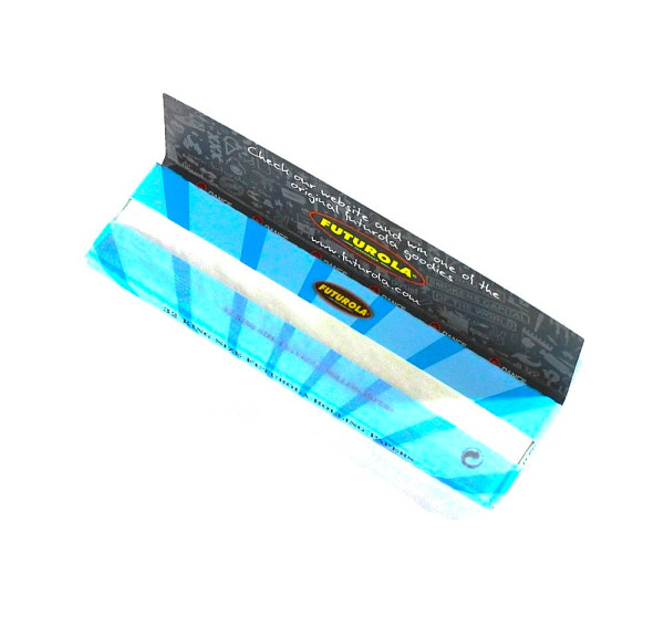 Futurola Papers Blau Wide 109x54mm gebleicht